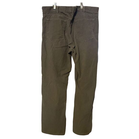 J.Crew Mens Grey Button & Zipper Fly Straight Leg Corduroy Pants Size 38 - Picture 2 of 11